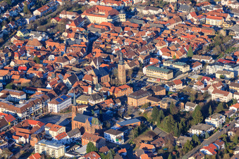 Marktkirche in Bad Bergzabern im Bundesland Rheinland-Pfalz, Deutschland