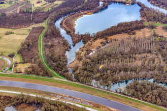Murg und Gäns-Rhein in Steinmauern im Bundesland Baden-Württemberg, Deutschland