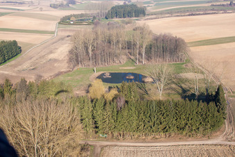 Siegen im Bundesland Bas-Rhin, Frankreich aus der Vogelperspektive