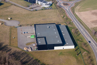 Eschbach im Bundesland Bas-Rhin, Frankreich aus der Luft