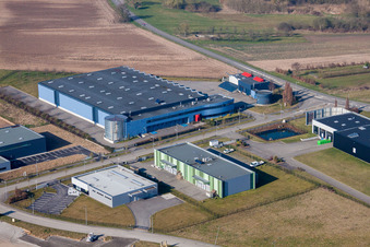 Eschbach im Bundesland Bas-Rhin, Frankreich vom Flugzeug aus