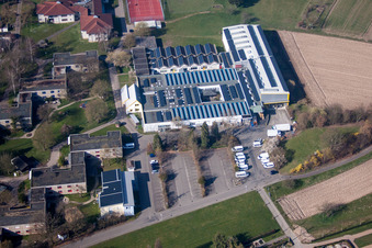 Behinderten Heim und Werkstatt für betreutes Wohnen Diakonie Kork-Hanauerland Werkstätten im Ortsteil Kork in Kehl im Bundesland Baden-Württemberg, Deutschland