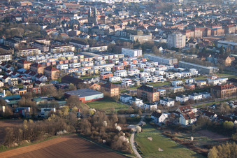 Quartier Vauban in Landau in der Pfalz im Bundesland Rheinland-Pfalz, Deutschland