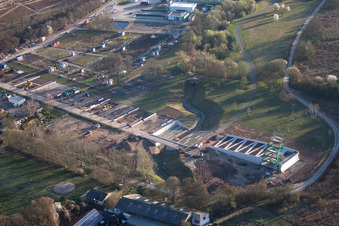 Landau, Landesgartenschau Gelände in Landau in der Pfalz im Bundesland Rheinland-Pfalz, Deutschland