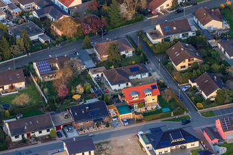 Luftbild von Erfensteinweg in Jockgrim im Bundesland Rheinland-Pfalz, Deutschland
