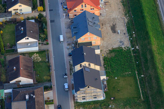 Luftbild von Forstlandallee in Jockgrim im Bundesland Rheinland-Pfalz, Deutschland