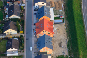 Luftaufnahme von Forstlandallee in Jockgrim im Bundesland Rheinland-Pfalz, Deutschland