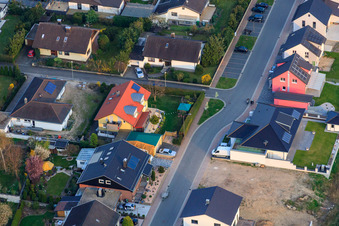Luftaufnahme von Erfensteinweg in Jockgrim im Bundesland Rheinland-Pfalz, Deutschland