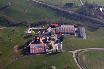 Gumbrechtshoffen im Bundesland Bas-Rhin, Frankreich aus der Luft