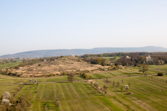 Drohnenaufname von Gunstett im Bundesland Bas-Rhin, Frankreich