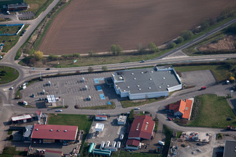 Reimerswiller im Bundesland Bas-Rhin, Frankreich vom Flugzeug aus