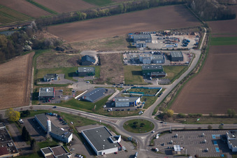 Reimerswiller im Bundesland Bas-Rhin, Frankreich aus der Vogelperspektive
