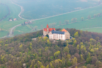 Heldburg, Burg Heldburg im Bundesland Thüringen, Deutschland