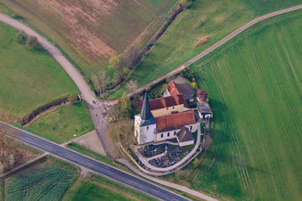 St. Nikolaus an der B279 im Ortsteil Obereßfeld in Sulzdorf an der Lederhecke im Bundesland Bayern, Deutschland