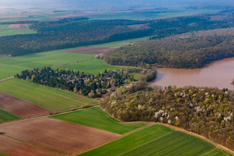 Luftbild von Reutsee in Sulzdorf an der Lederhecke im Bundesland Bayern, Deutschland
