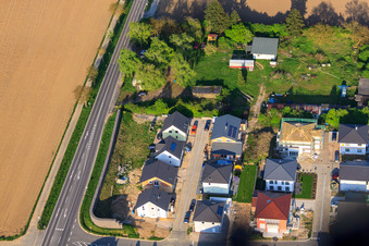Neubaugebiet Ost (Im Holderbusch) in Minfeld im Bundesland Rheinland-Pfalz, Deutschland von einer Drohne aus