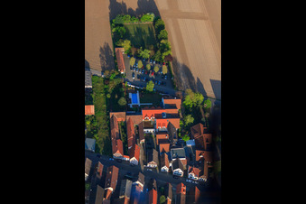 Luftbild von Hotel Restaurant Krone in Erlenbach bei Kandel im Bundesland Rheinland-Pfalz, Deutschland