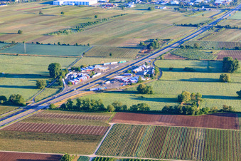 Serways Raststätte Pfälzer Weinstrasse an der A65 in Edesheim im Bundesland Rheinland-Pfalz, Deutschland