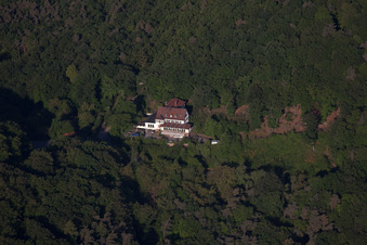 Drohnenbild von Ortsteil Hambach an der Weinstraße in Neustadt an der Weinstraße im Bundesland Rheinland-Pfalz, Deutschland