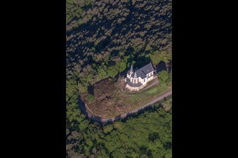 Luftbild von Burrweiler im Bundesland Rheinland-Pfalz, Deutschland