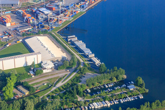 XPO Logistics an der Alte Schiffsbrückenstr in Germersheim im Bundesland Rheinland-Pfalz, Deutschland