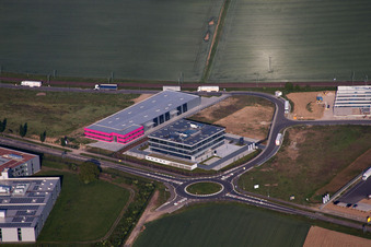 Industrie- und Gewerbegebiet Nord mit DBK David + Baader GmbH in Rülzheim im Bundesland Rheinland-Pfalz, Deutschland