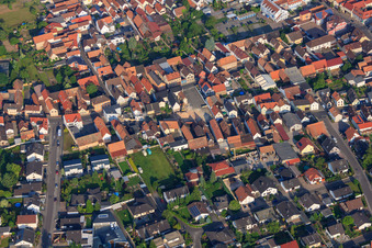 Bismarckstr in Rülzheim im Bundesland Rheinland-Pfalz, Deutschland