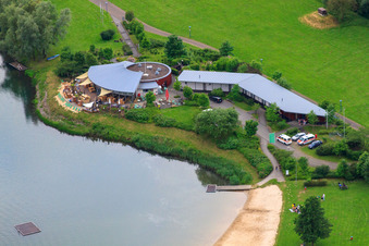 Restaurant Strandgut Höxter am Godelheimer See im Bundesland Nordrhein-Westfalen, Deutschland