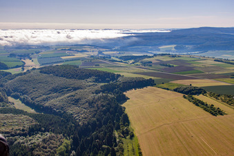Ortsteil Langenthal in Trendelburg im Bundesland Hessen, Deutschland von oben