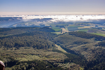 Ortsteil Langenthal in Trendelburg im Bundesland Hessen, Deutschland aus der Luft