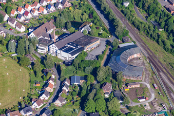Ringlokschuppen im Ortsteil Ottbergen in Höxter im Bundesland Nordrhein-Westfalen, Deutschland