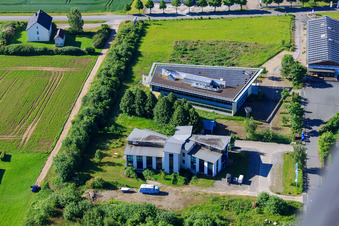 Gewerbegebiet Konrad-Zuse-Straße mit MR SYSTEME GmbH und OZet Tuning in Höxter im Bundesland Nordrhein-Westfalen, Deutschland