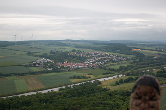 Luftbild von Gädheim im Bundesland Bayern, Deutschland