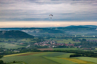 Trimberg an der fränkischen Saale gehört schon zur Rhön in Elfershausen im Bundesland Bayern, Deutschland