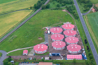Luftbild von Et Elastomer Technik im Ortsteil Westheim in Hammelburg im Bundesland Bayern, Deutschland