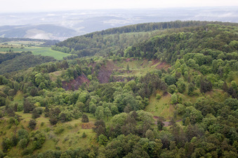 Alter Basaltbruch Sodenberg im Ortsteil Morlesau in Hammelburg im Bundesland Bayern, Deutschland