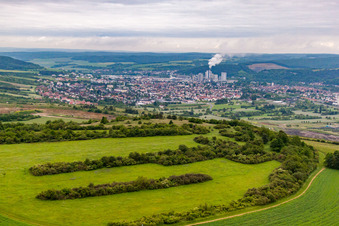 Luftbild von Purzelflugplatz in Karlstadt am Main im Bundesland Bayern, Deutschland
