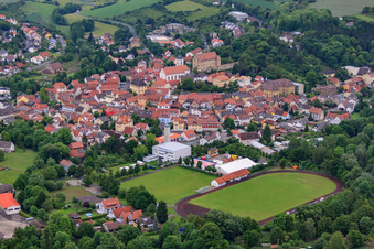 Sportplatz des Fußballclub Arnstein 1920 e.V im Bundesland Bayern, Deutschland