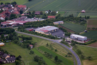 Omnibusunternehmen im Ortsteil Zeuzleben in Werneck im Bundesland Bayern, Deutschland