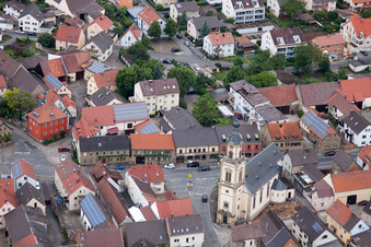 Maria Schmerz Kirche in Bergrheinfeld im Bundesland Bayern, Deutschland
