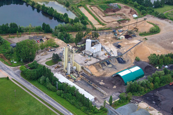 Asphaltmischwerke Main-Saale GmbH & Co.KG Werk Grafenrheinfeld im Bundesland Bayern, Deutschland