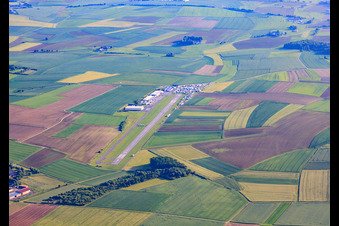 Luftbild von Flugplatz Walldürn im Bundesland Baden-Württemberg, Deutschland