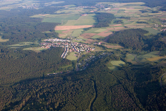 Luftbild von Krumbach von Nordwesten in Limbach im Bundesland Baden-Württemberg, Deutschland