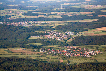 Luftbild von Ortsteil Krumbach in Limbach im Bundesland Baden-Württemberg, Deutschland