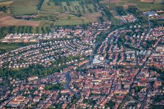 Altstadt in Wiesloch im Bundesland Baden-Württemberg, Deutschland