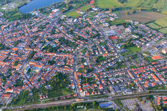 An d. Salbach in Philippsburg im Bundesland Baden-Württemberg, Deutschland