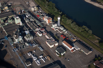 Lauterbourg im Bundesland Bas-Rhin, Frankreich vom Flugzeug aus