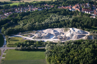 Drohnenaufname von Lauterbourg im Bundesland Bas-Rhin, Frankreich