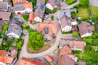 Evangelische Kirche im Ortsteil Spielberg in Karlsbad im Bundesland Baden-Württemberg, Deutschland