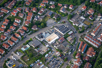 Autohaus Weber in Herrenberg im Bundesland Baden-Württemberg, Deutschland